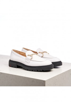 White LLOYD SLIPPER Women's Smart shoes | UBG893705